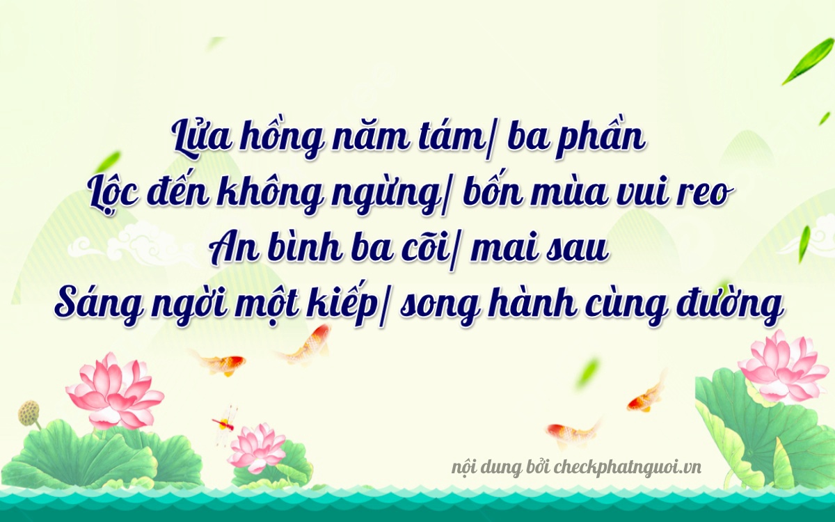 Bài thơ ý nghĩa cho <b>biển số 60C-53831</b> tại website checkphatnguoi.vn