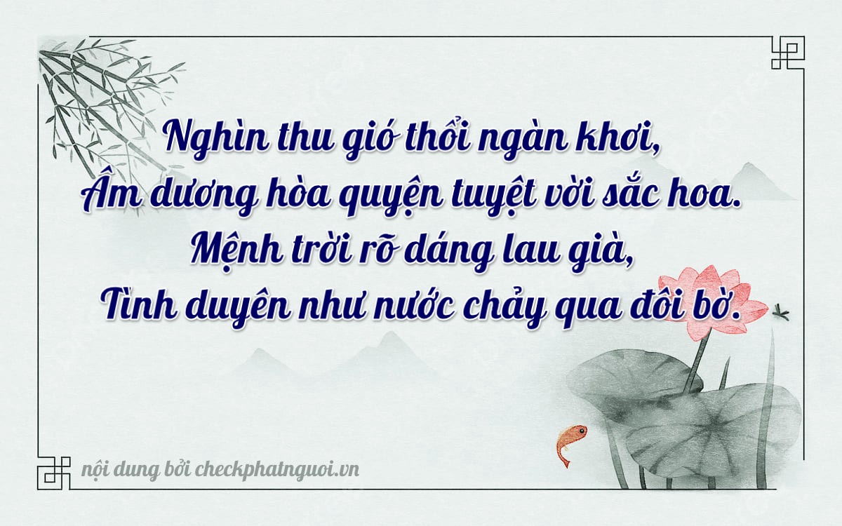 Bài thơ ý nghĩa cho <b>biển số 60D-01364</b> tại website checkphatnguoi.vn