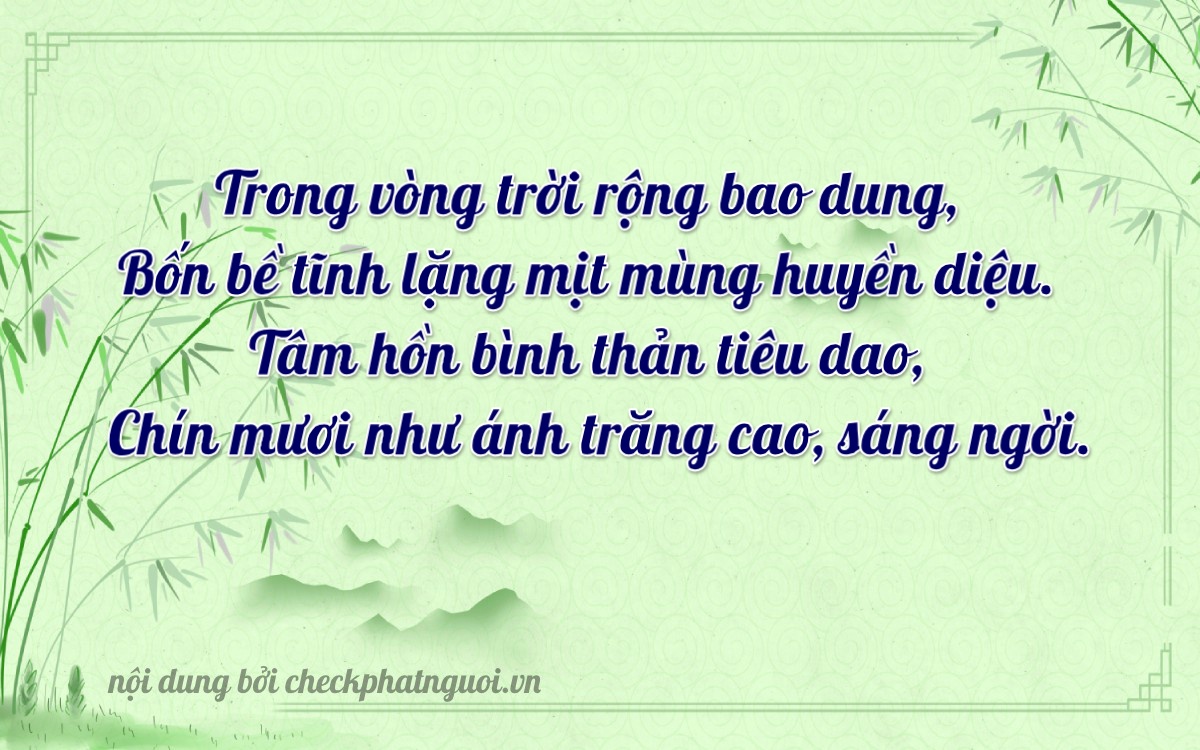 Bài thơ ý nghĩa cho <b>biển số 60F1-47169</b> tại website checkphatnguoi.vn