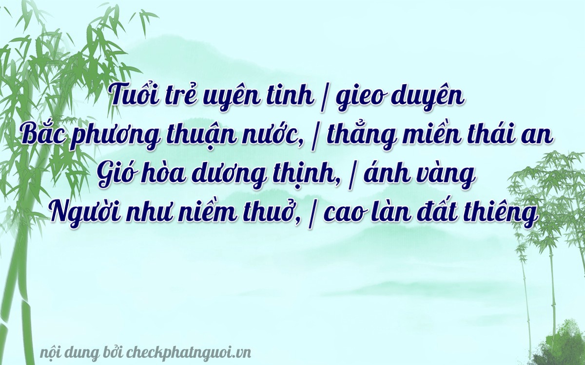 Bài thơ ý nghĩa cho <b>biển số 60F1-71188</b> tại website checkphatnguoi.vn