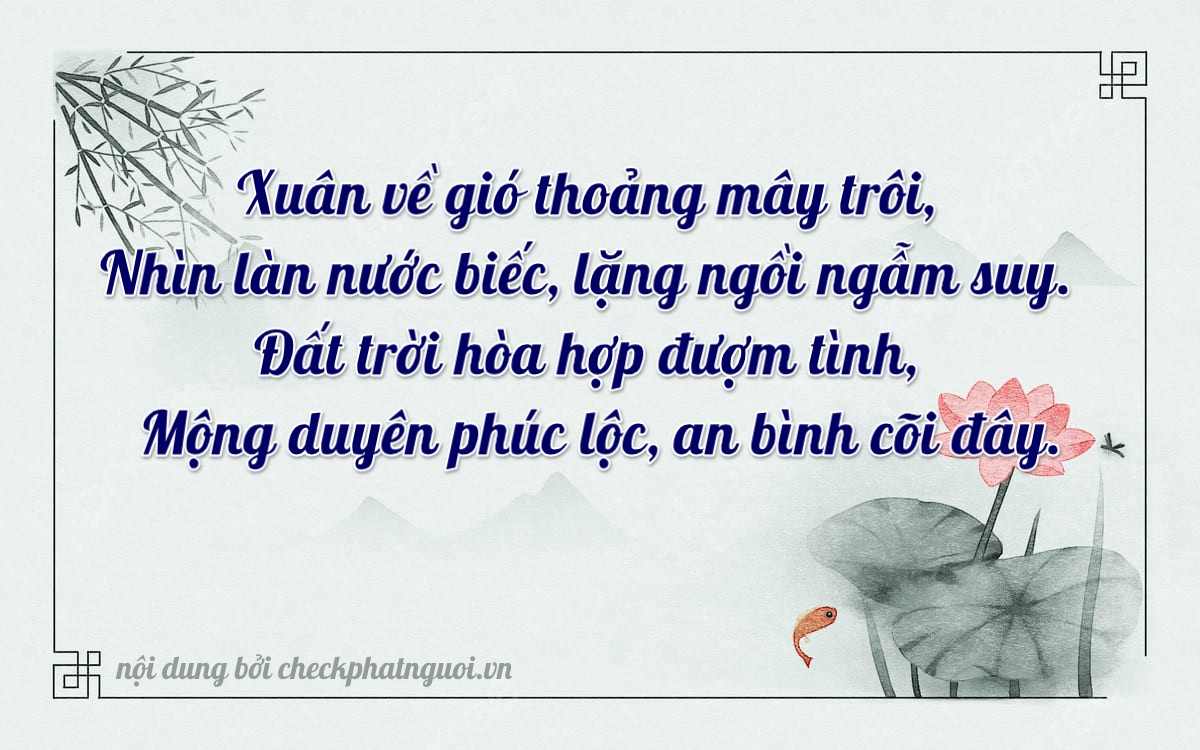 Bài thơ ý nghĩa cho <b>biển số 60F2-03771</b> tại website checkphatnguoi.vn