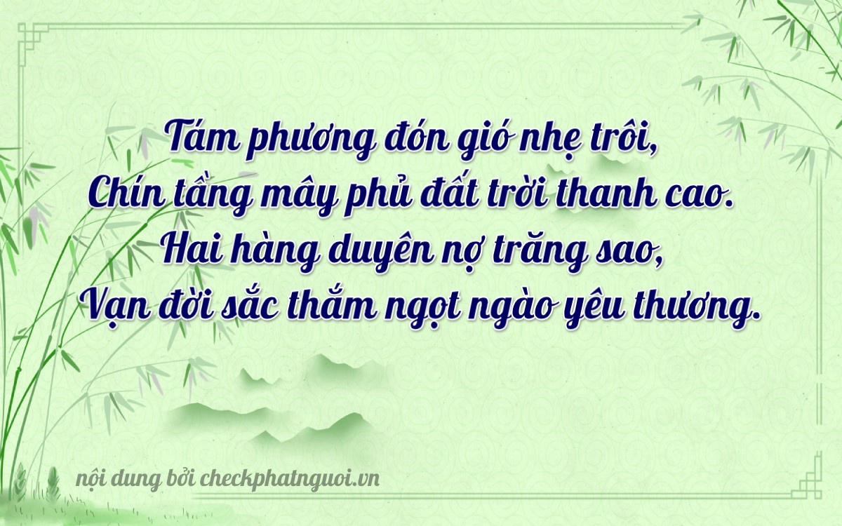 Bài thơ ý nghĩa cho <b>biển số 60F2-89282</b> tại website checkphatnguoi.vn