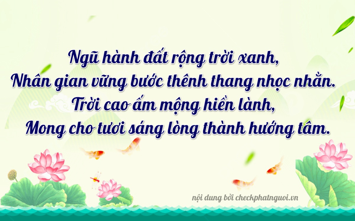 Bài thơ ý nghĩa cho <b>biển số 60F3-15613</b> tại website checkphatnguoi.vn