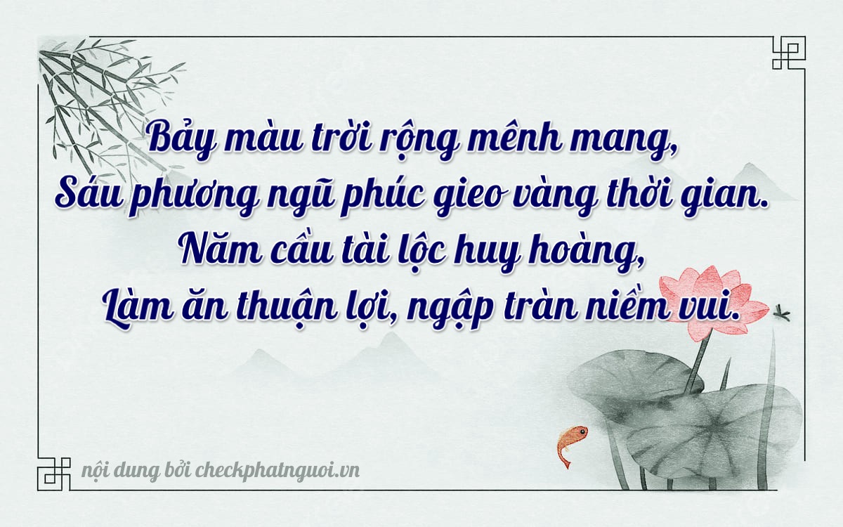 Bài thơ ý nghĩa cho <b>biển số 60F3-68551</b> tại website checkphatnguoi.vn