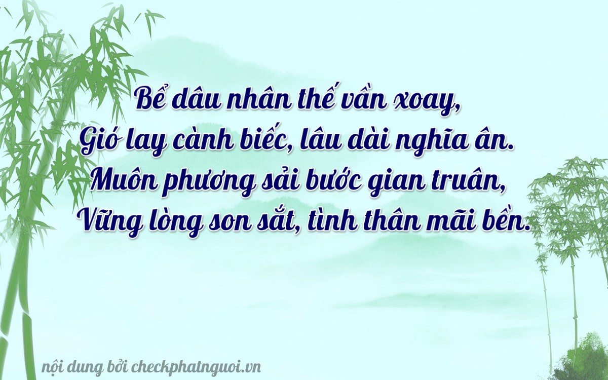 Bài thơ ý nghĩa cho <b>biển số 60F4-40806</b> tại website checkphatnguoi.vn