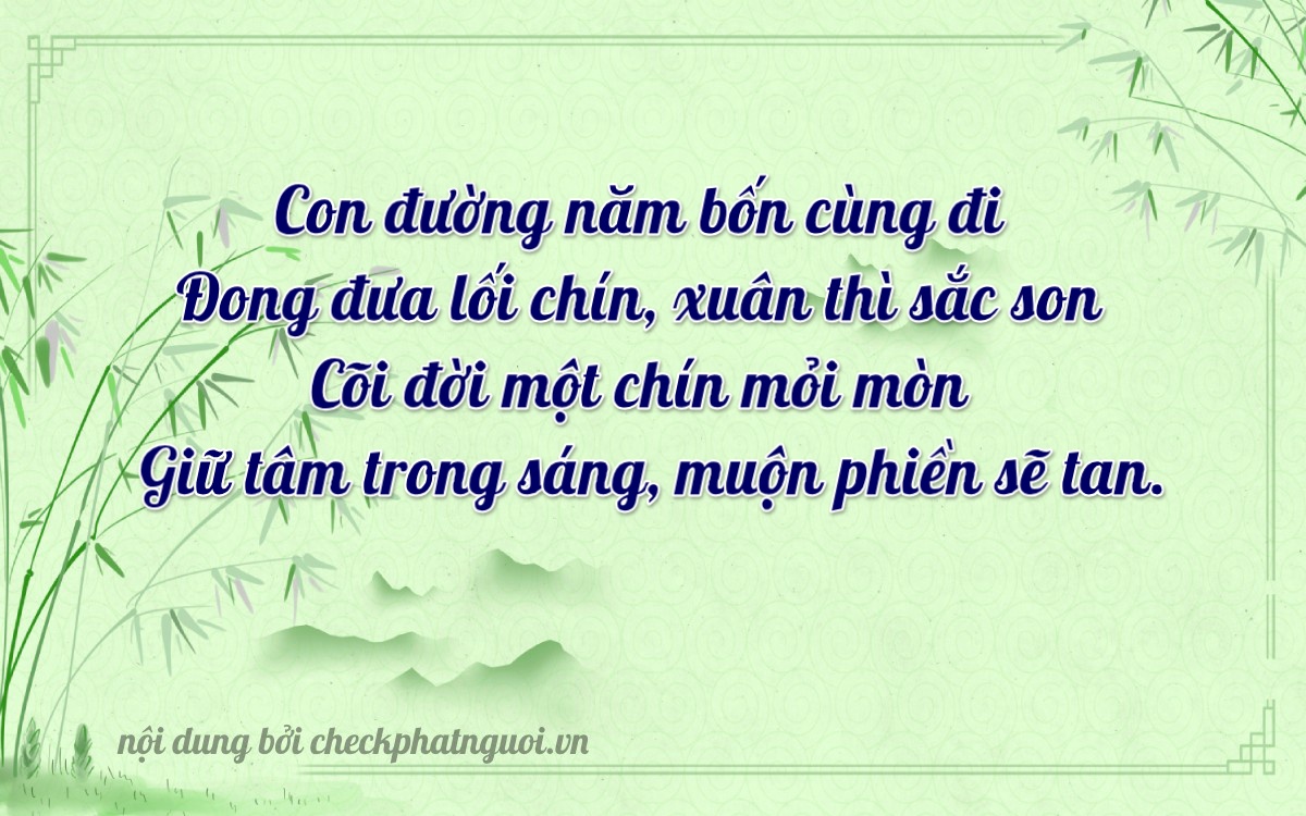 Bài thơ ý nghĩa cho <b>biển số 60G1-54019</b> tại website checkphatnguoi.vn