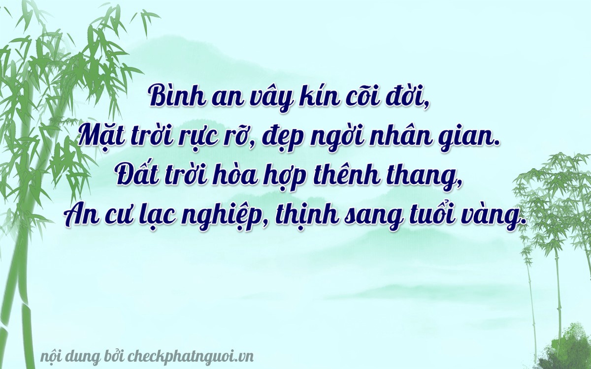 Bài thơ ý nghĩa cho <b>biển số 60H-06838</b> tại website checkphatnguoi.vn