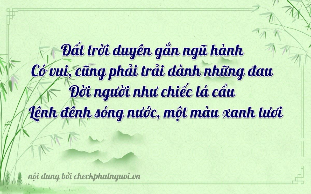 Bài thơ ý nghĩa cho <b>biển số 60H-22555</b> tại website checkphatnguoi.vn