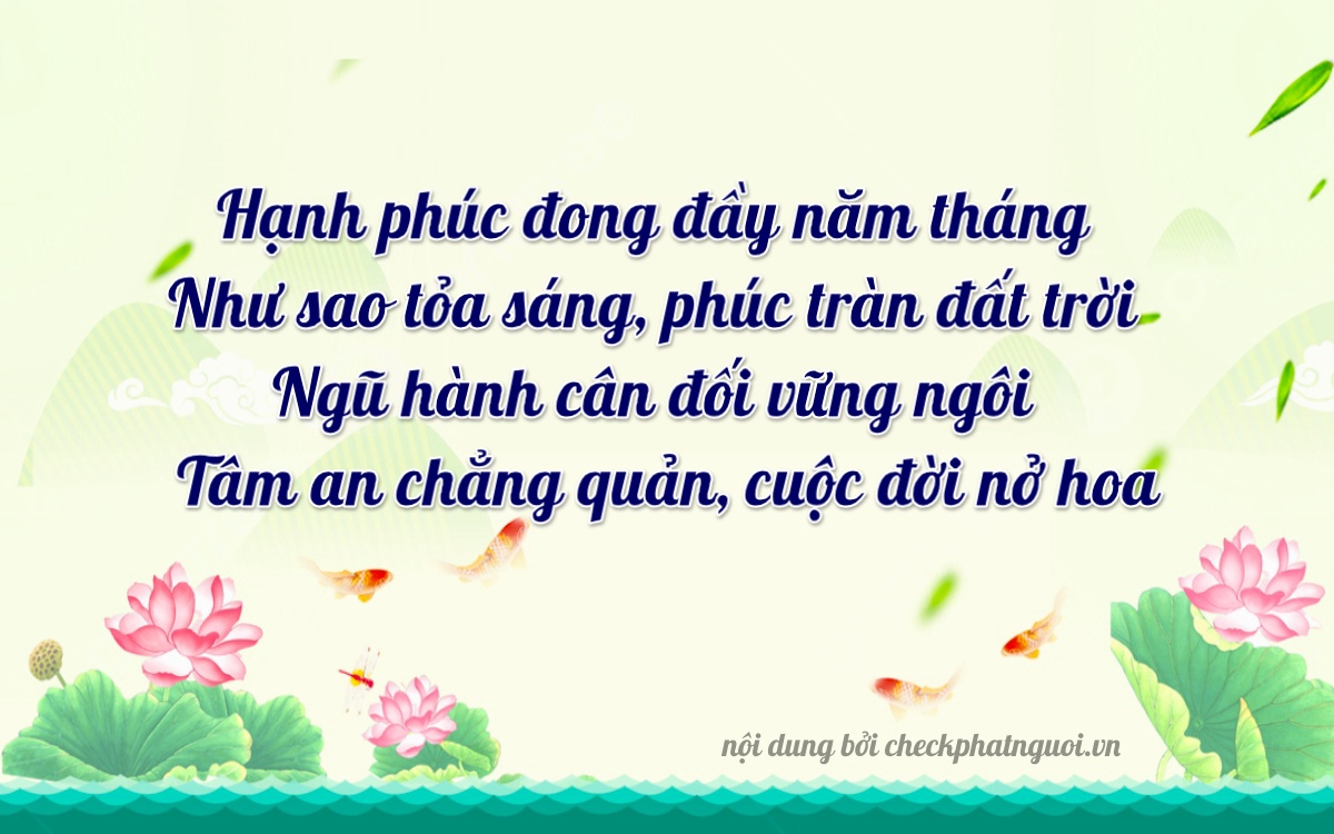 Bài thơ ý nghĩa cho <b>biển số 60H5-35559</b> tại website checkphatnguoi.vn