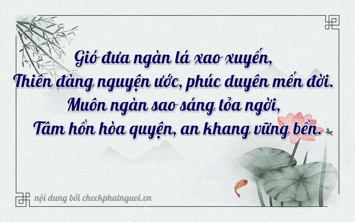 Bài thơ ý nghĩa cho <b>biển số 60H6-46215</b> tại website checkphatnguoi.vn