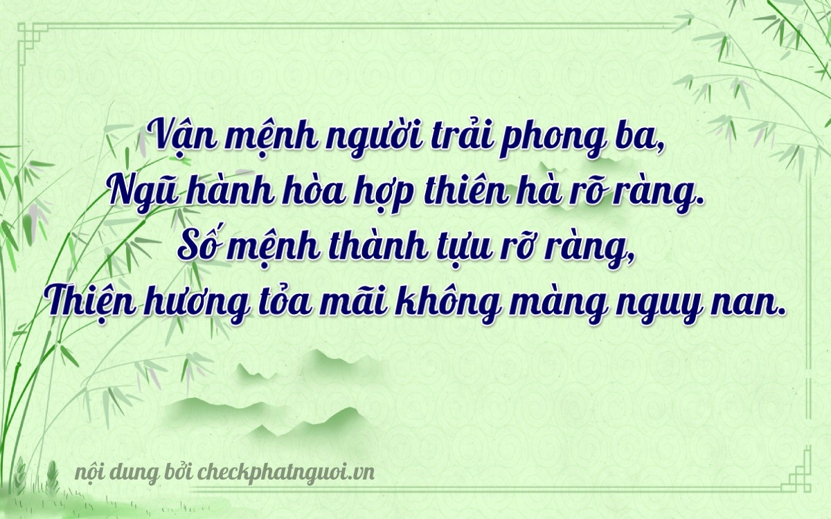 Bài thơ ý nghĩa cho <b>biển số 60K-12286</b> tại website checkphatnguoi.vn