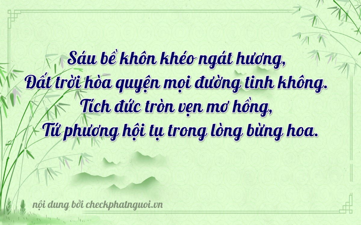 Bài thơ ý nghĩa cho <b>biển số 60K-16574</b> tại website checkphatnguoi.vn