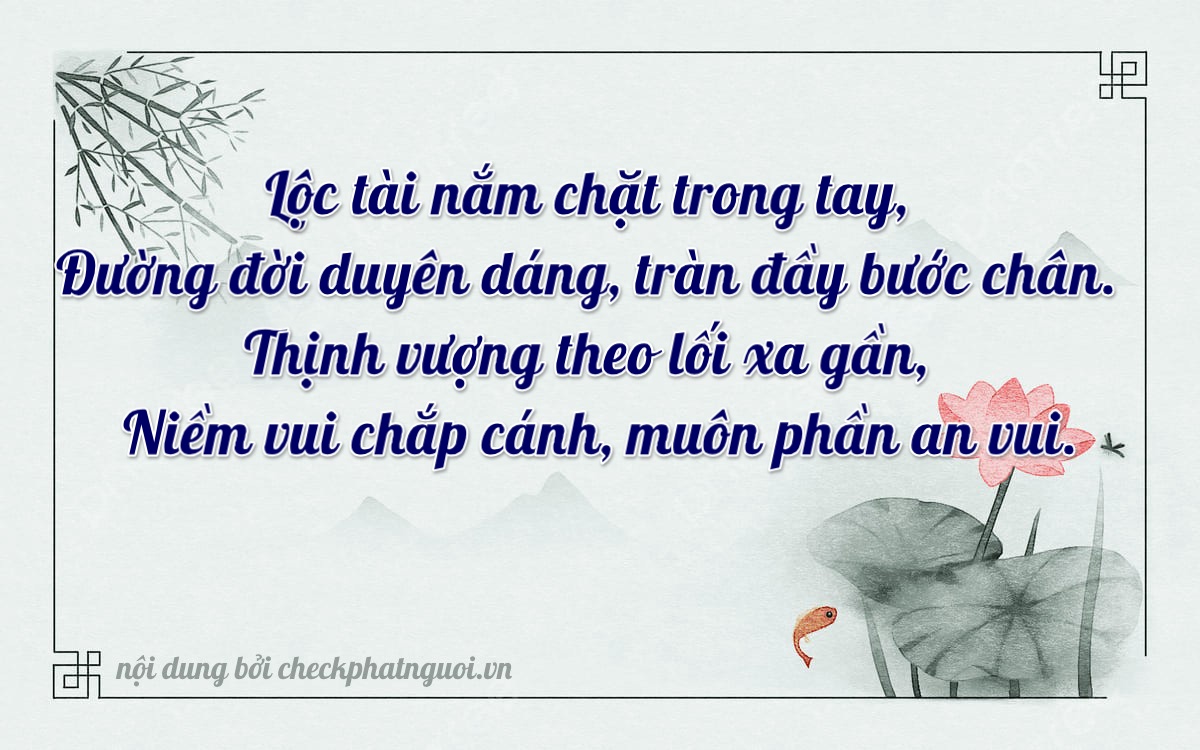 Bài thơ ý nghĩa cho <b>biển số 60K1-68889</b> tại website checkphatnguoi.vn