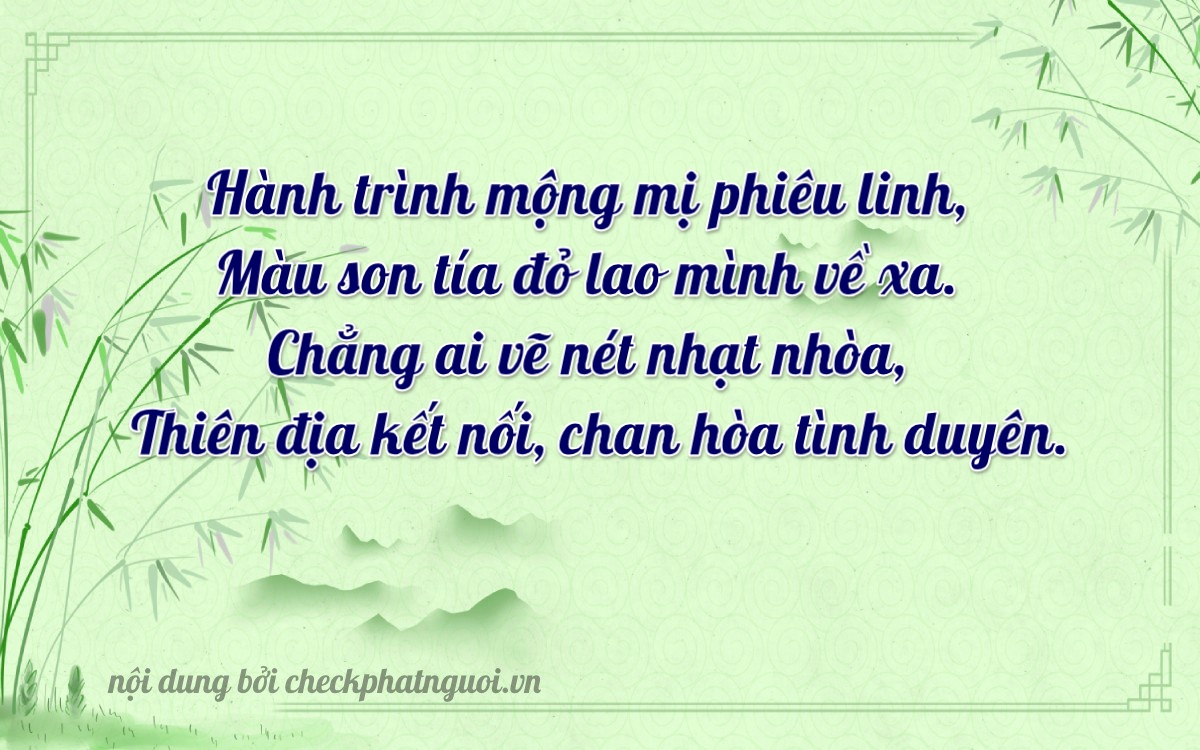 Bài thơ ý nghĩa cho <b>biển số 60K-22764</b> tại website checkphatnguoi.vn