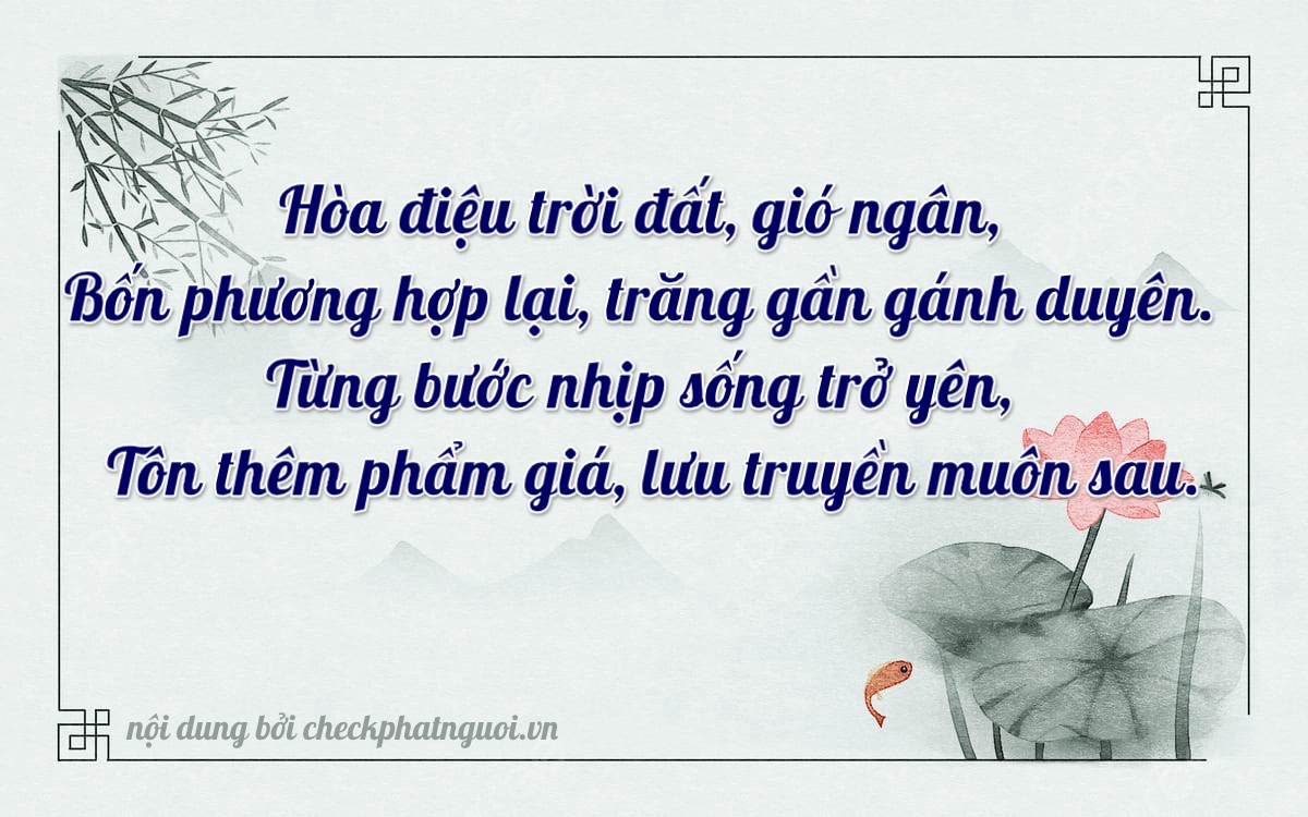 Bài thơ ý nghĩa cho <b>biển số 60K-23493</b> tại website checkphatnguoi.vn