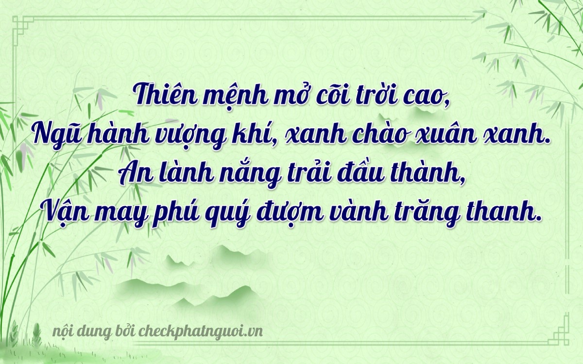 Bài thơ ý nghĩa cho <b>biển số 60K-25413</b> tại website checkphatnguoi.vn