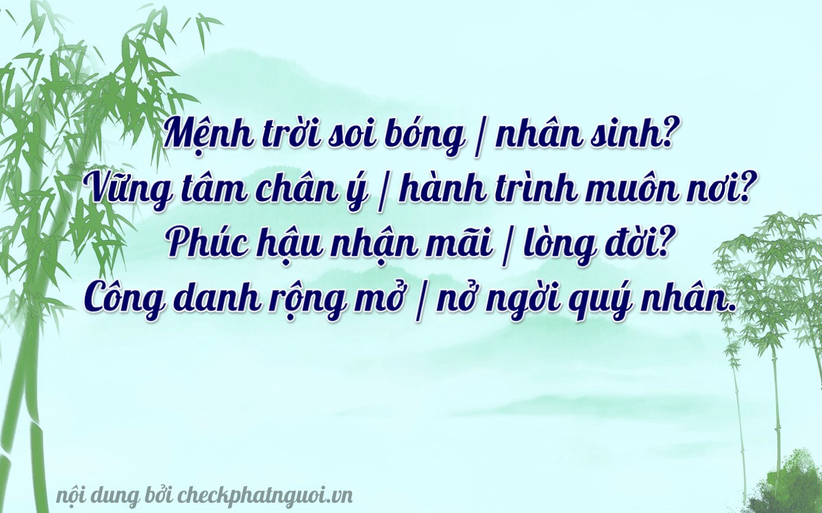 Bài thơ ý nghĩa cho <b>biển số 60K-34521</b> tại website checkphatnguoi.vn