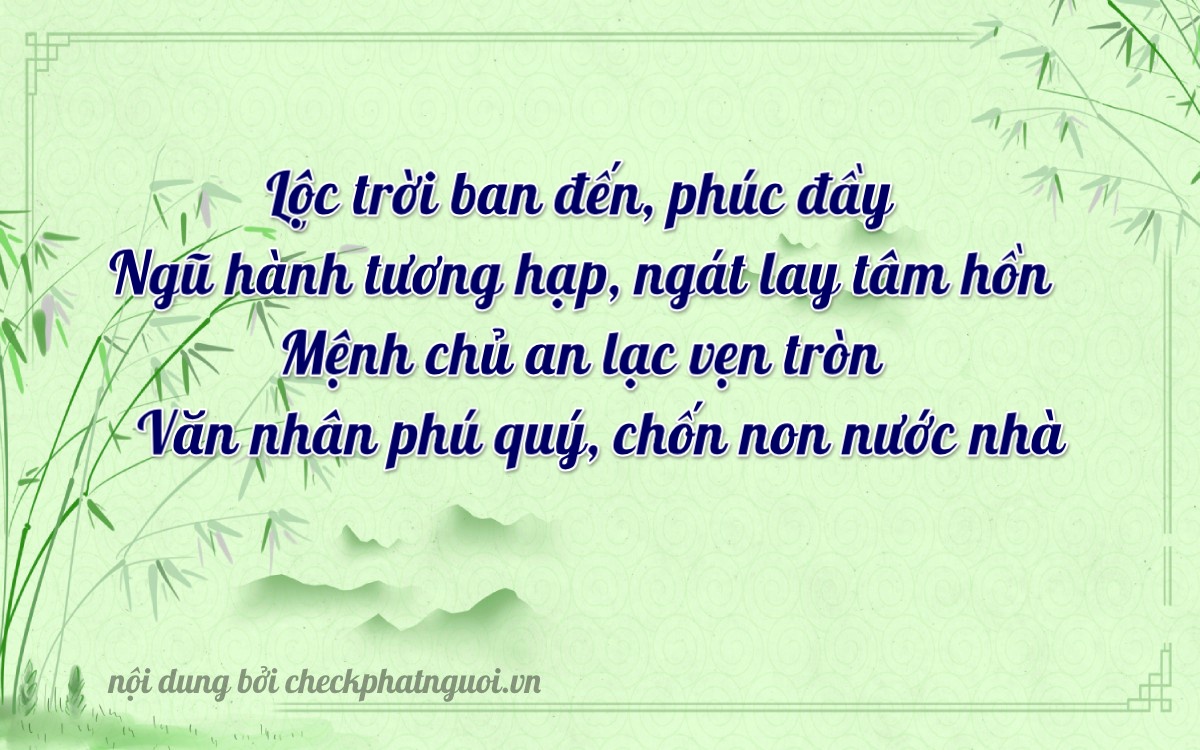 Bài thơ ý nghĩa cho <b>biển số 60K-36948</b> tại website checkphatnguoi.vn