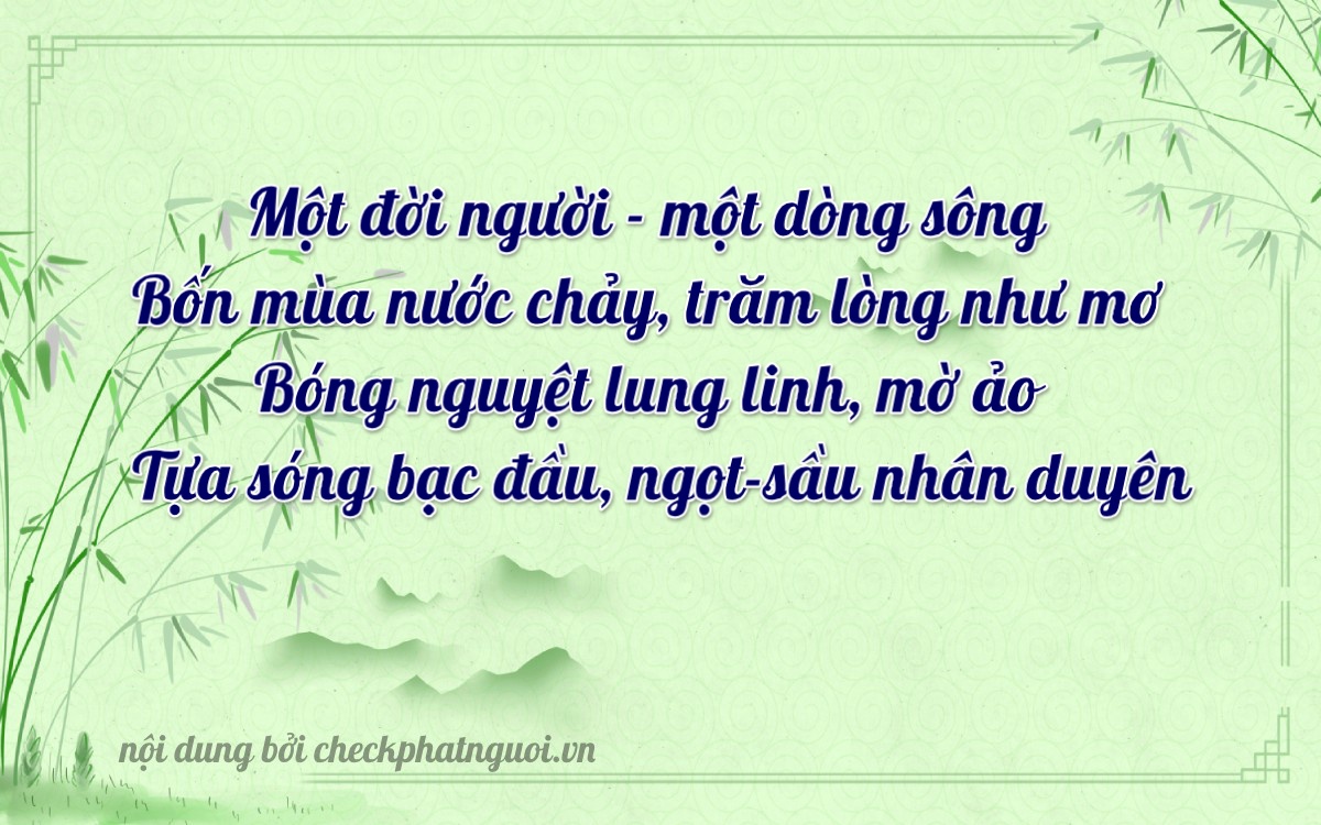 Bài thơ ý nghĩa cho <b>biển số 60K-41804</b> tại website checkphatnguoi.vn