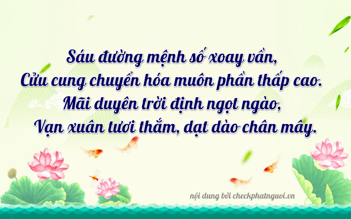 Bài thơ ý nghĩa cho <b>biển số 60K-56293</b> tại website checkphatnguoi.vn