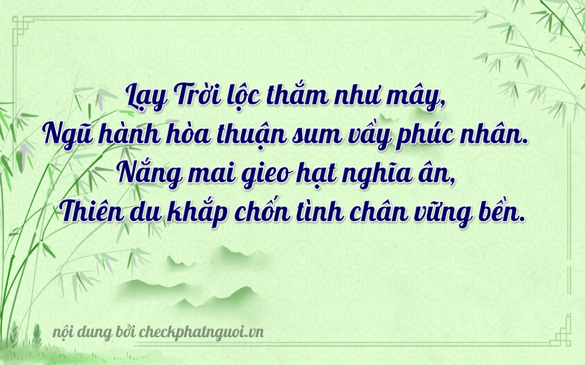 Bài thơ ý nghĩa cho <b>biển số 60K-56868</b> tại website checkphatnguoi.vn