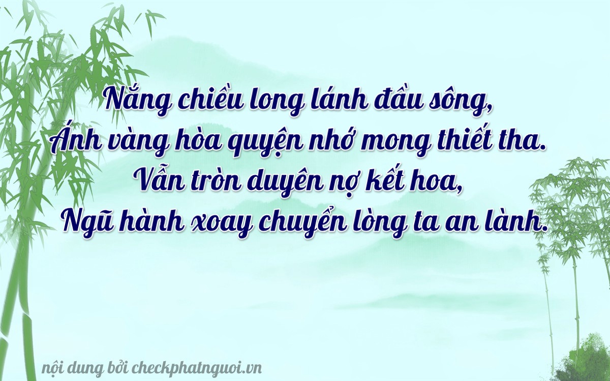 Bài thơ ý nghĩa cho <b>biển số 60L-D2277</b> tại website checkphatnguoi.vn