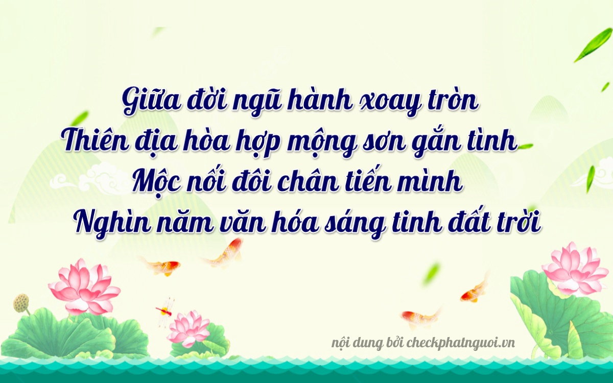 Bài thơ ý nghĩa cho <b>biển số 61A-07396</b> tại website checkphatnguoi.vn