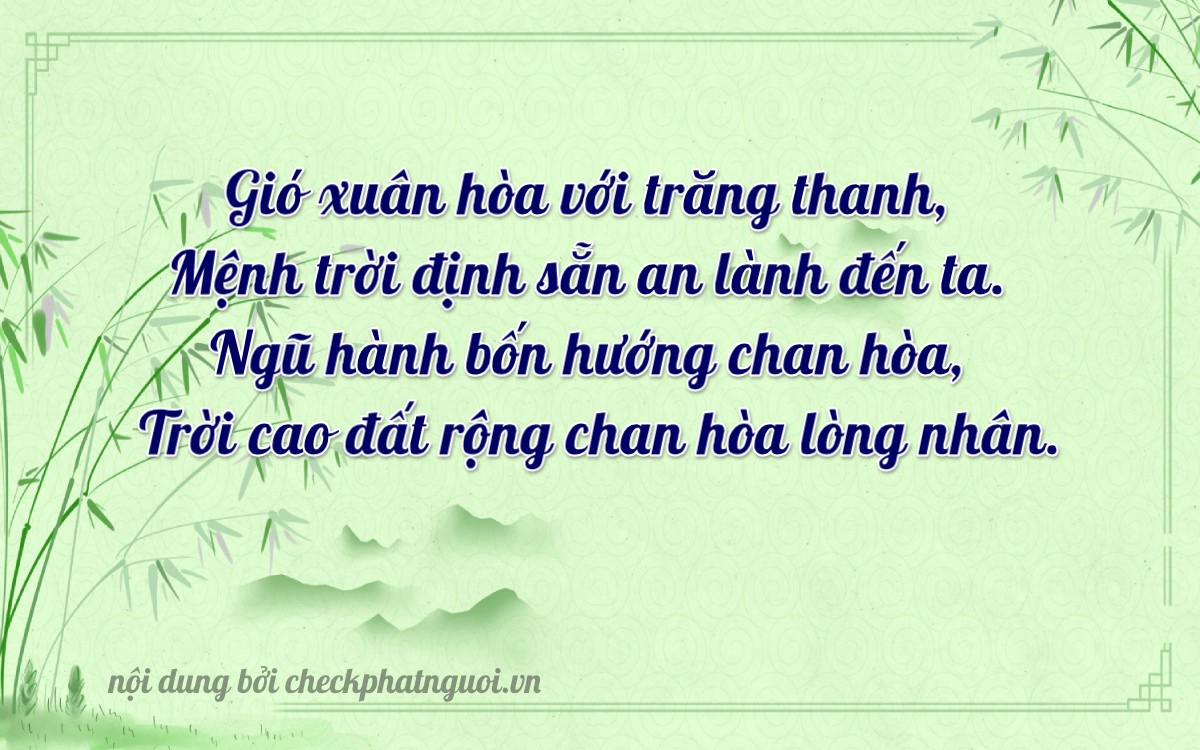 Bài thơ ý nghĩa cho <b>biển số 61A-11223</b> tại website checkphatnguoi.vn