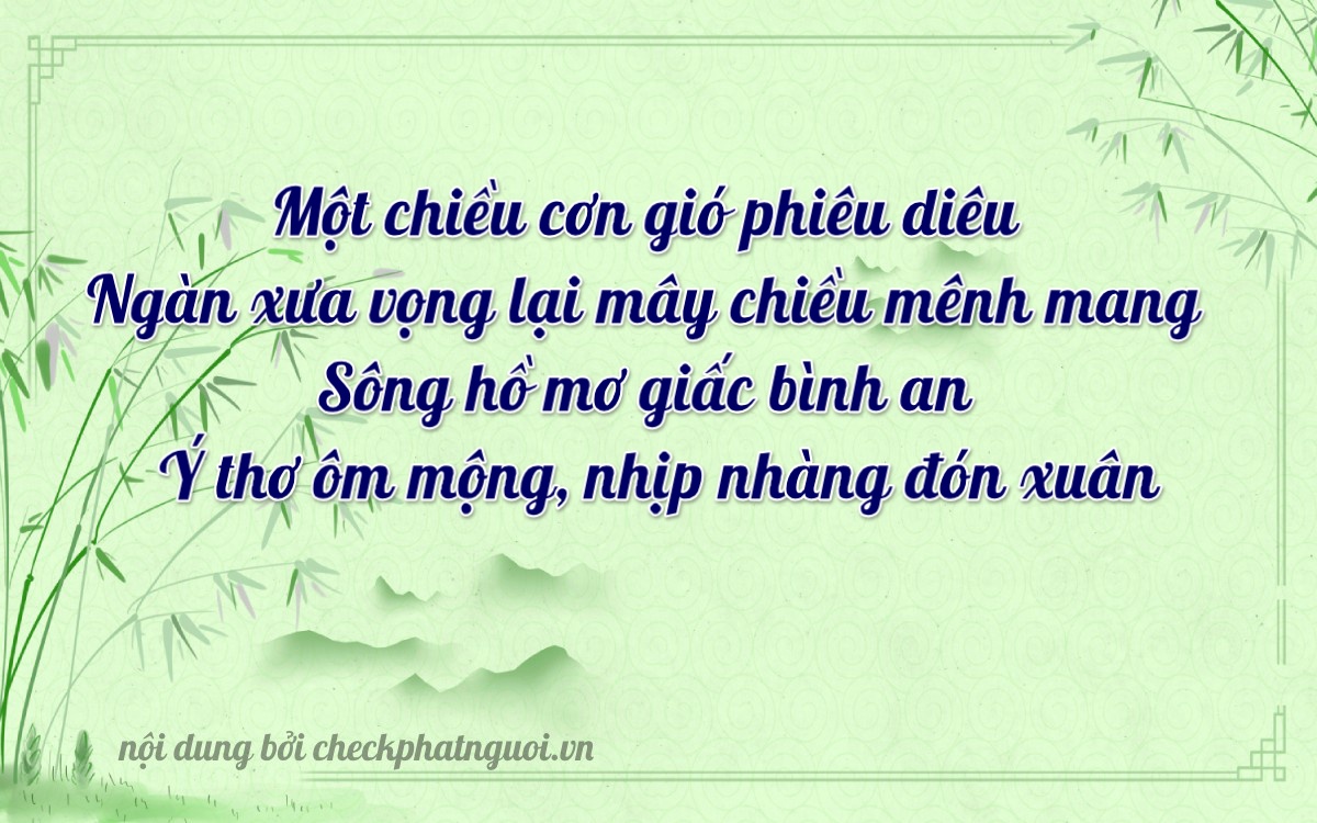 Bài thơ ý nghĩa cho <b>biển số 61A-19028</b> tại website checkphatnguoi.vn