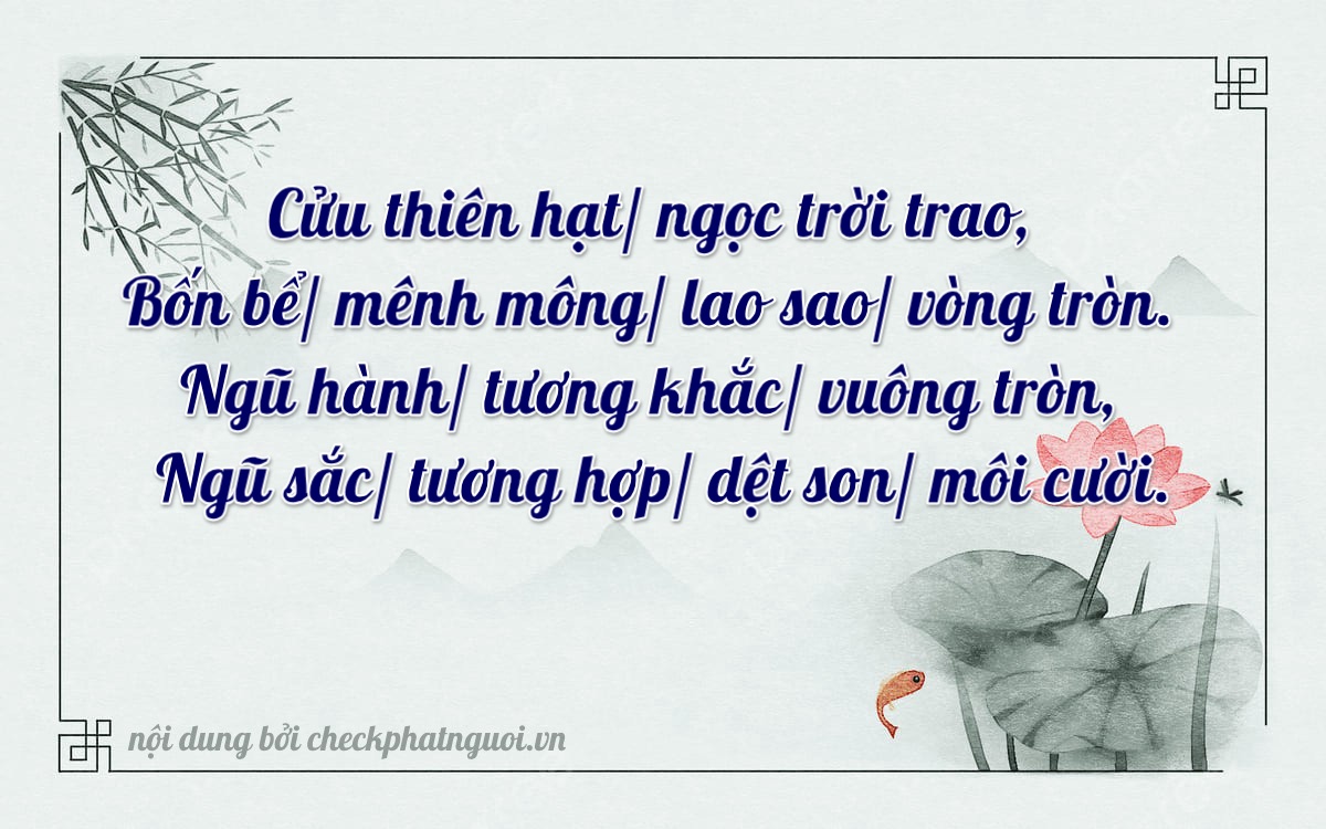 Bài thơ ý nghĩa cho <b>biển số 61A-24059</b> tại website checkphatnguoi.vn