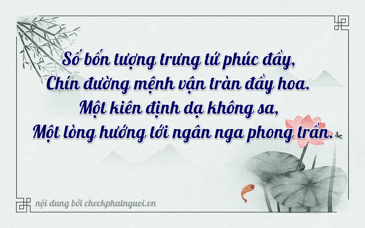 Bài thơ ý nghĩa cho <b>biển số 61A-40911</b> tại website checkphatnguoi.vn