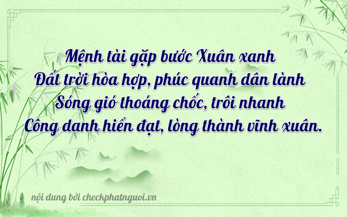 Bài thơ ý nghĩa cho <b>biển số 61A-54886</b> tại website checkphatnguoi.vn