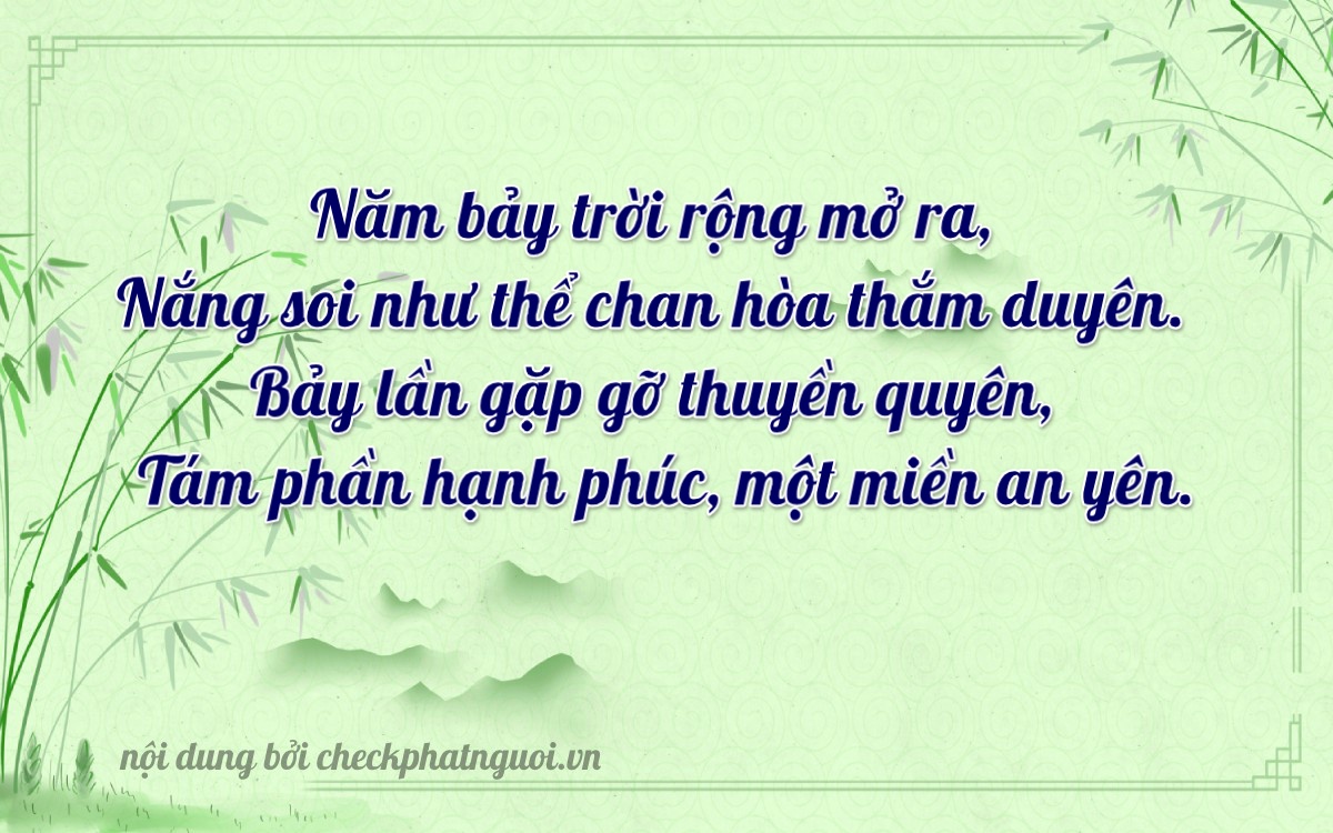 Bài thơ ý nghĩa cho <b>biển số 61A-57788</b> tại website checkphatnguoi.vn
