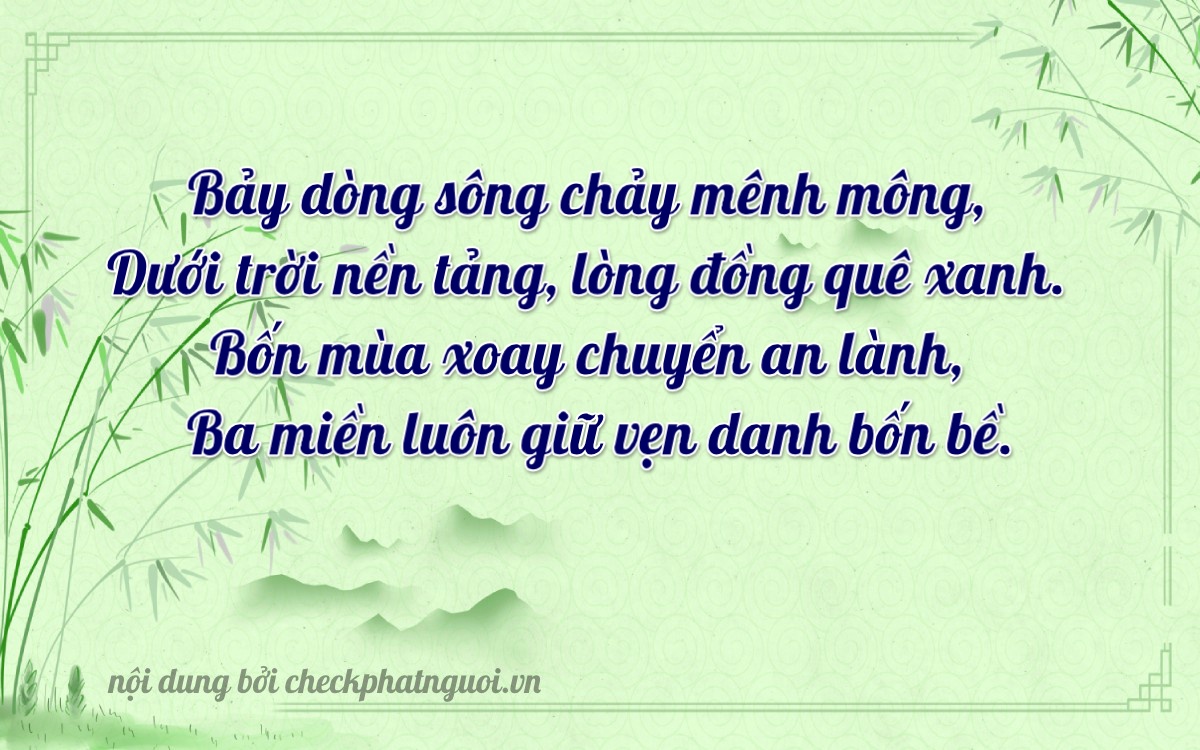 Bài thơ ý nghĩa cho <b>biển số 61A-72453</b> tại website checkphatnguoi.vn