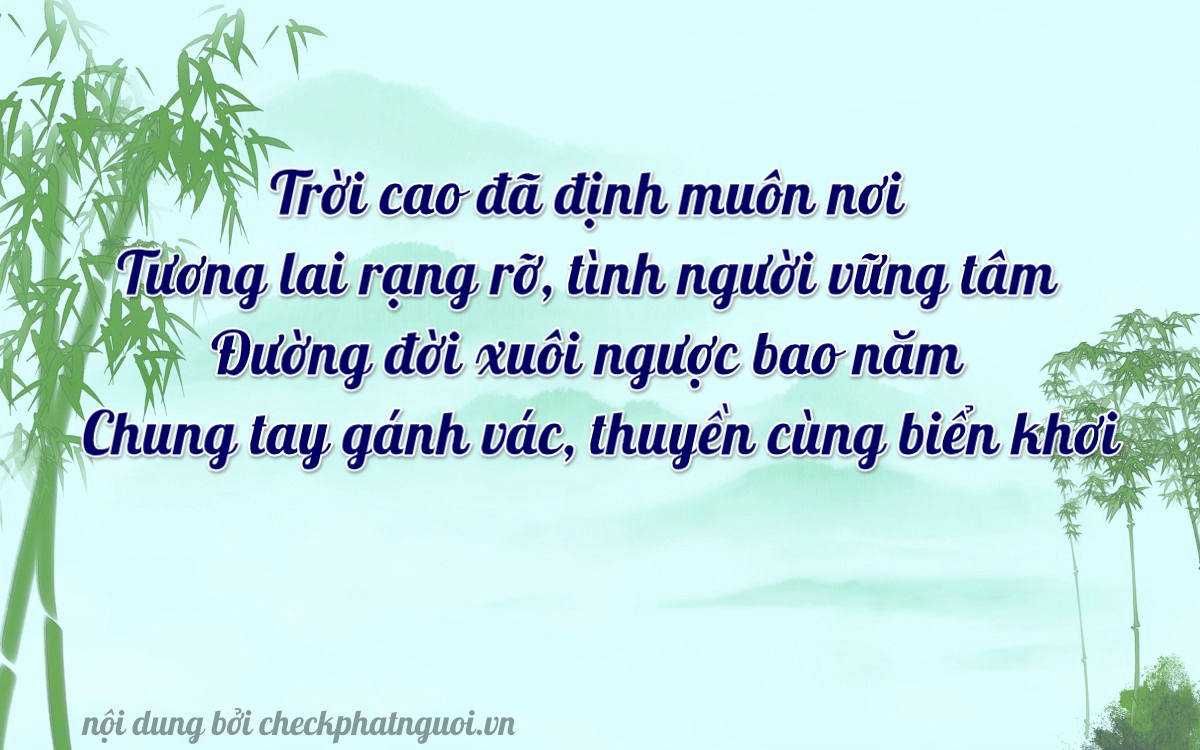 Bài thơ ý nghĩa cho <b>biển số 61A-97612</b> tại website checkphatnguoi.vn
