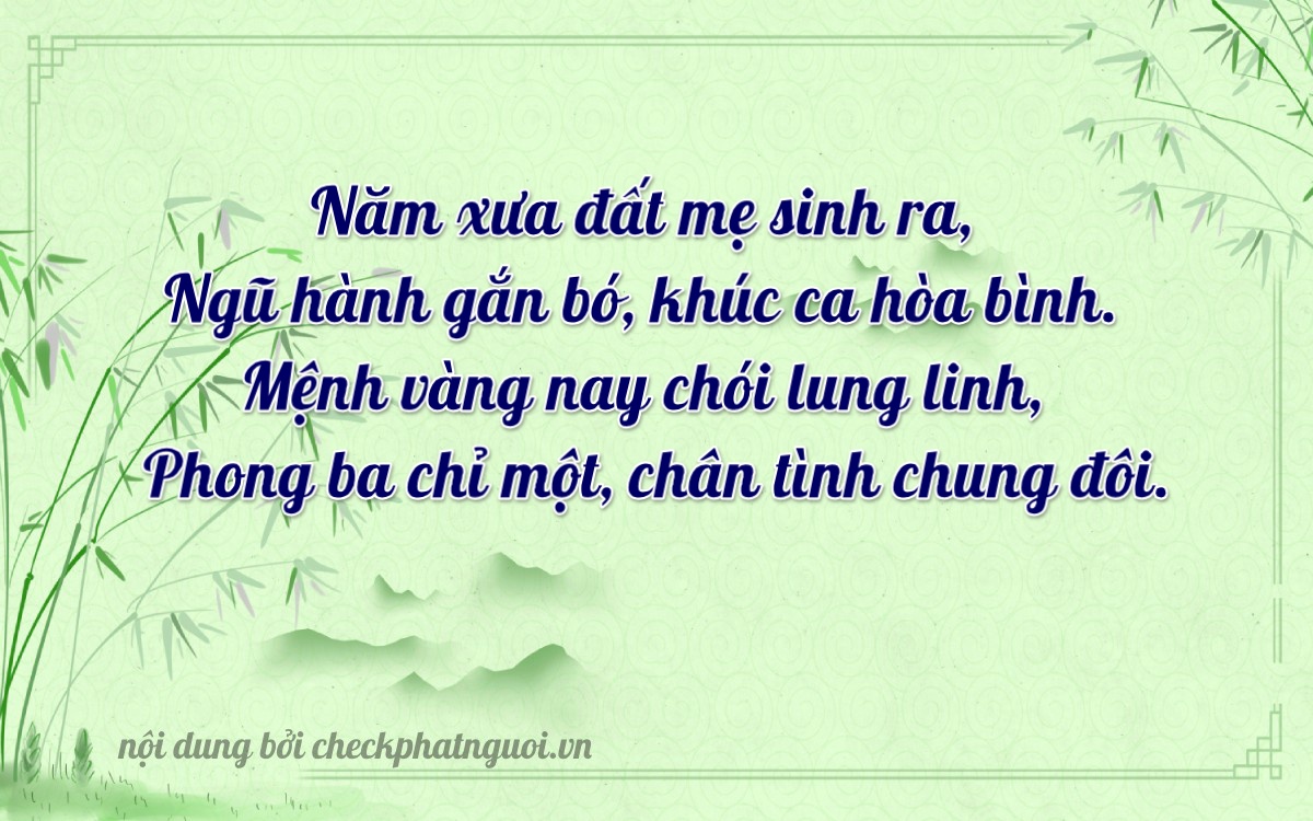 Bài thơ ý nghĩa cho <b>biển số 61B1-33519</b> tại website checkphatnguoi.vn