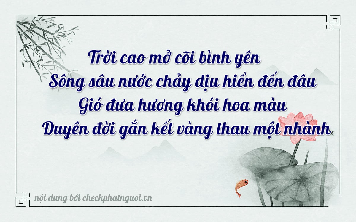 Bài thơ ý nghĩa cho <b>biển số 61B1-41429</b> tại website checkphatnguoi.vn