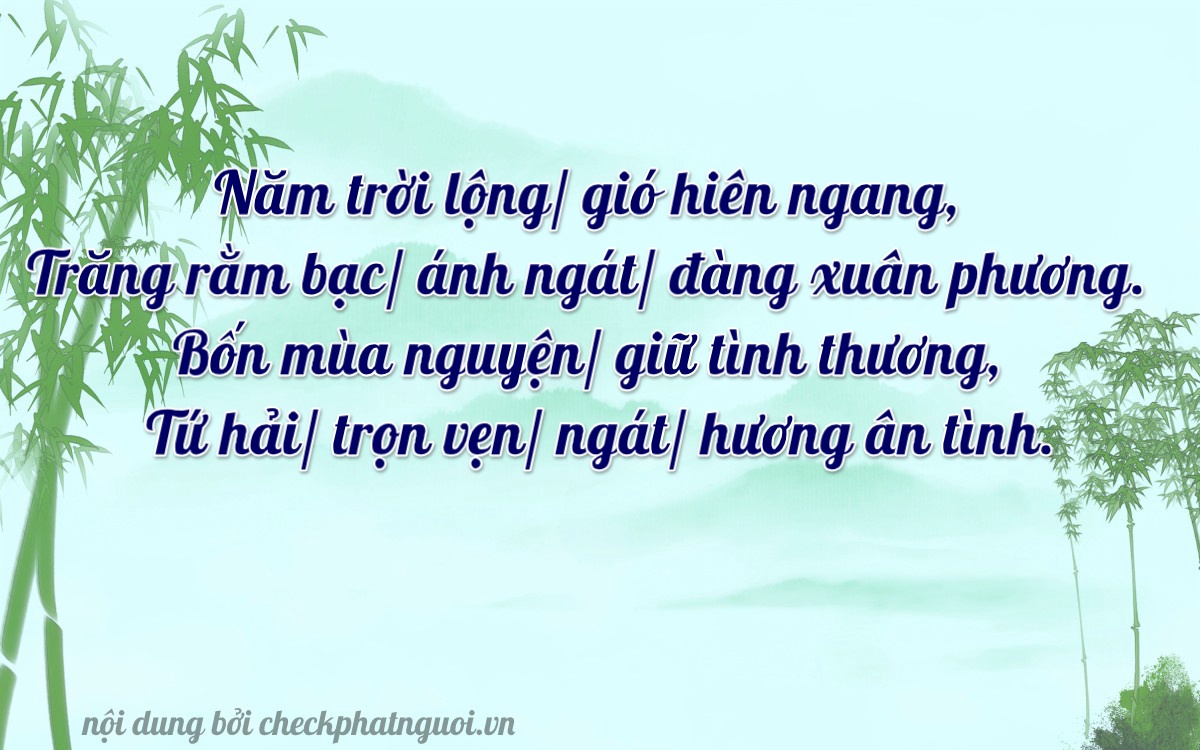 Bài thơ ý nghĩa cho <b>biển số 61B1-51544</b> tại website checkphatnguoi.vn