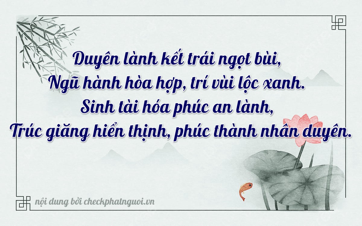 Bài thơ ý nghĩa cho <b>biển số 61B2-25783</b> tại website checkphatnguoi.vn
