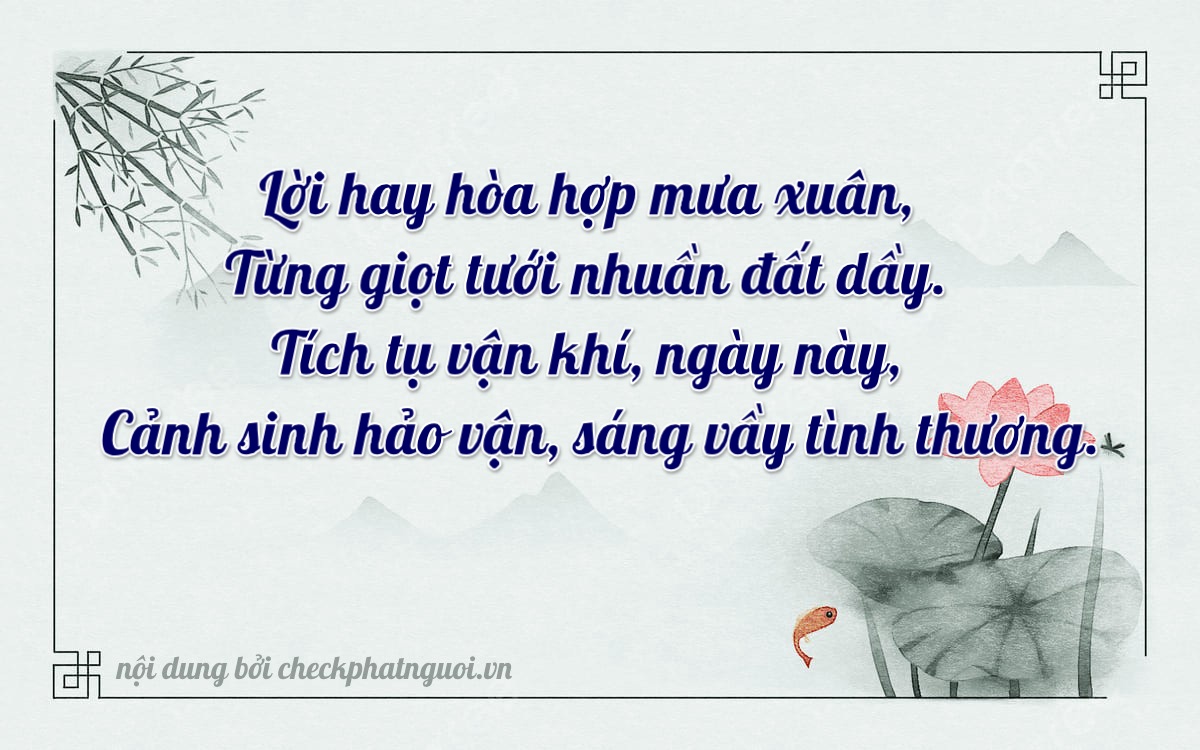 Bài thơ ý nghĩa cho <b>biển số 61B2-28584</b> tại website checkphatnguoi.vn