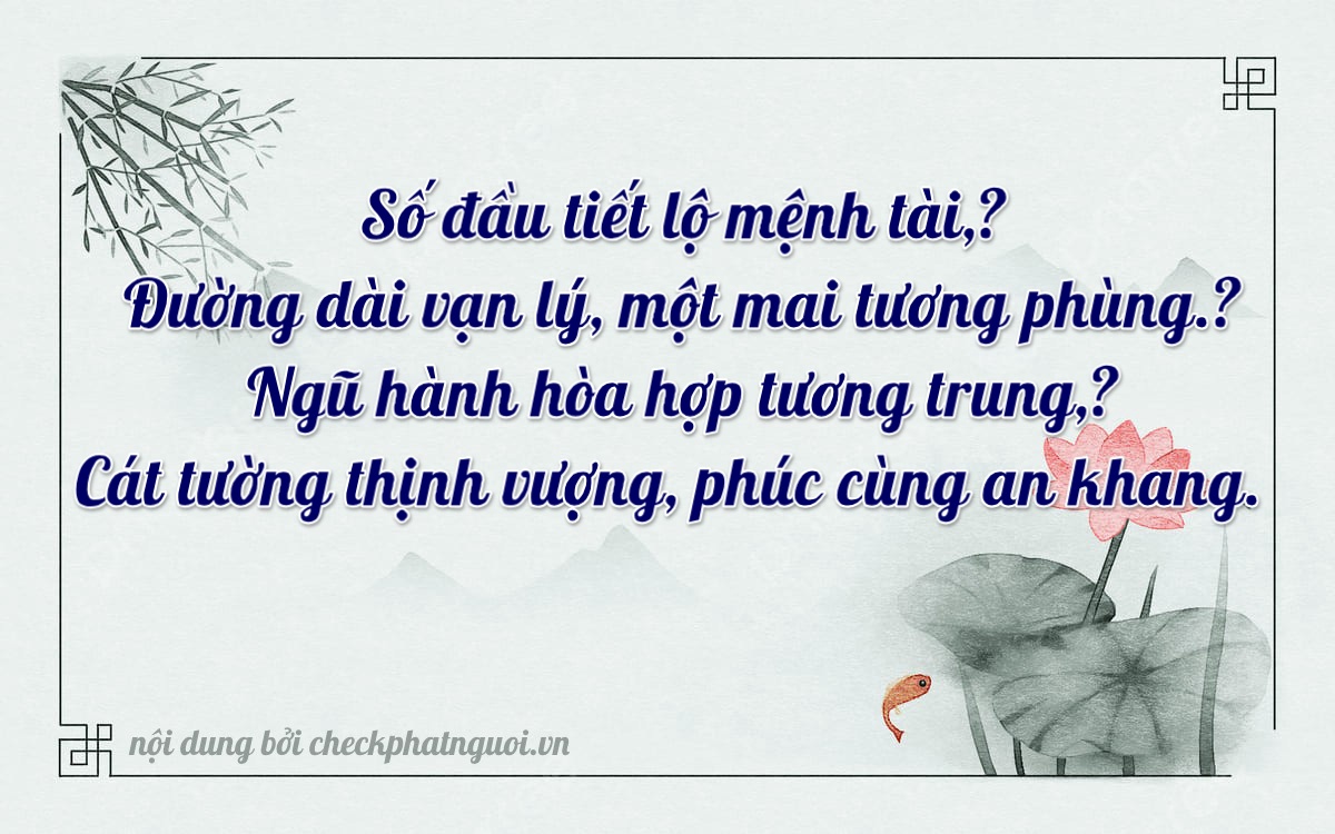 Bài thơ ý nghĩa cho <b>biển số 61BA-03004</b> tại website checkphatnguoi.vn