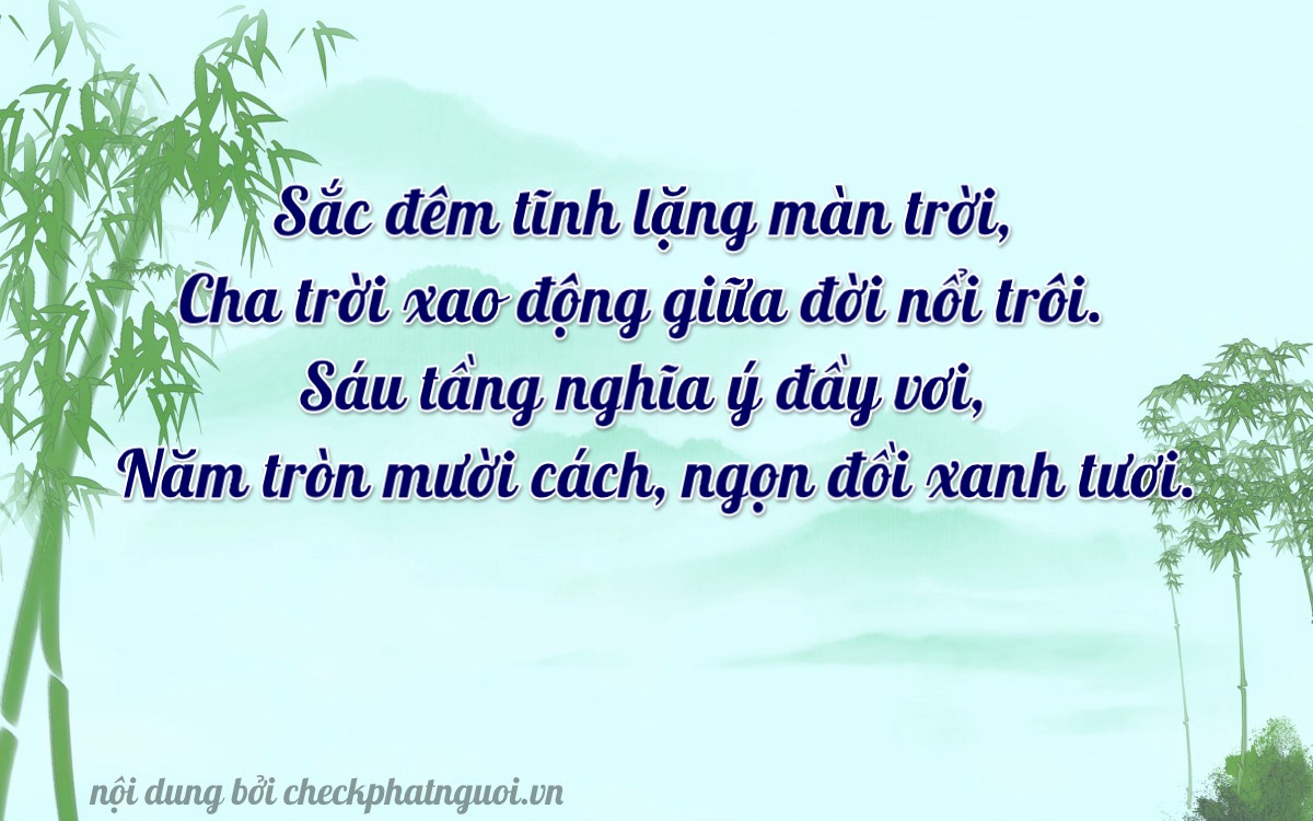 Bài thơ ý nghĩa cho <b>biển số 61BA-14956</b> tại website checkphatnguoi.vn