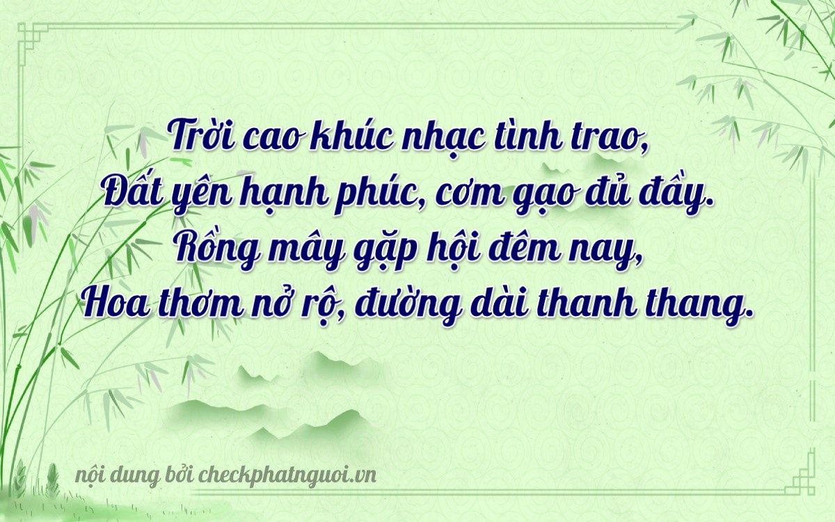 Bài thơ ý nghĩa cho <b>biển số 61C-09432</b> tại website checkphatnguoi.vn