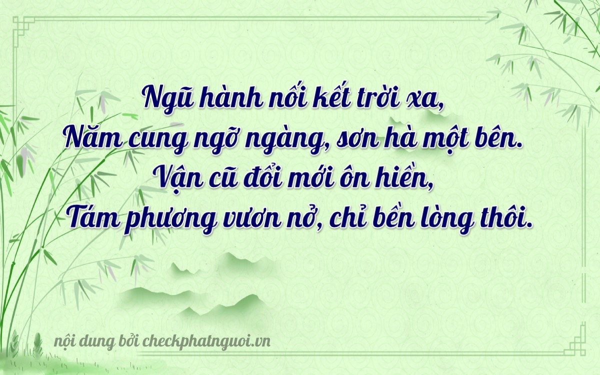 Bài thơ ý nghĩa cho <b>biển số 61D1-55508</b> tại website checkphatnguoi.vn
