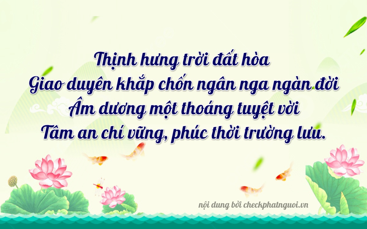 Bài thơ ý nghĩa cho <b>biển số 61E-02554</b> tại website checkphatnguoi.vn