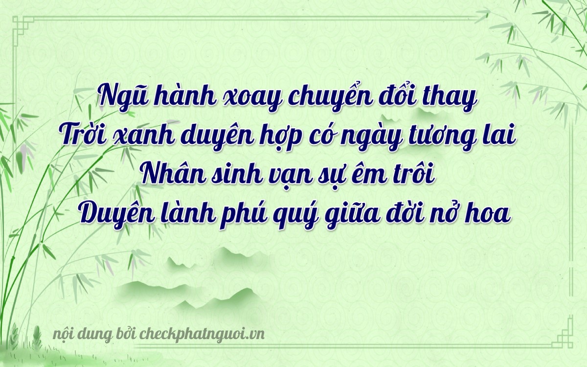 Bài thơ ý nghĩa cho <b>biển số 61E1-88558</b> tại website checkphatnguoi.vn