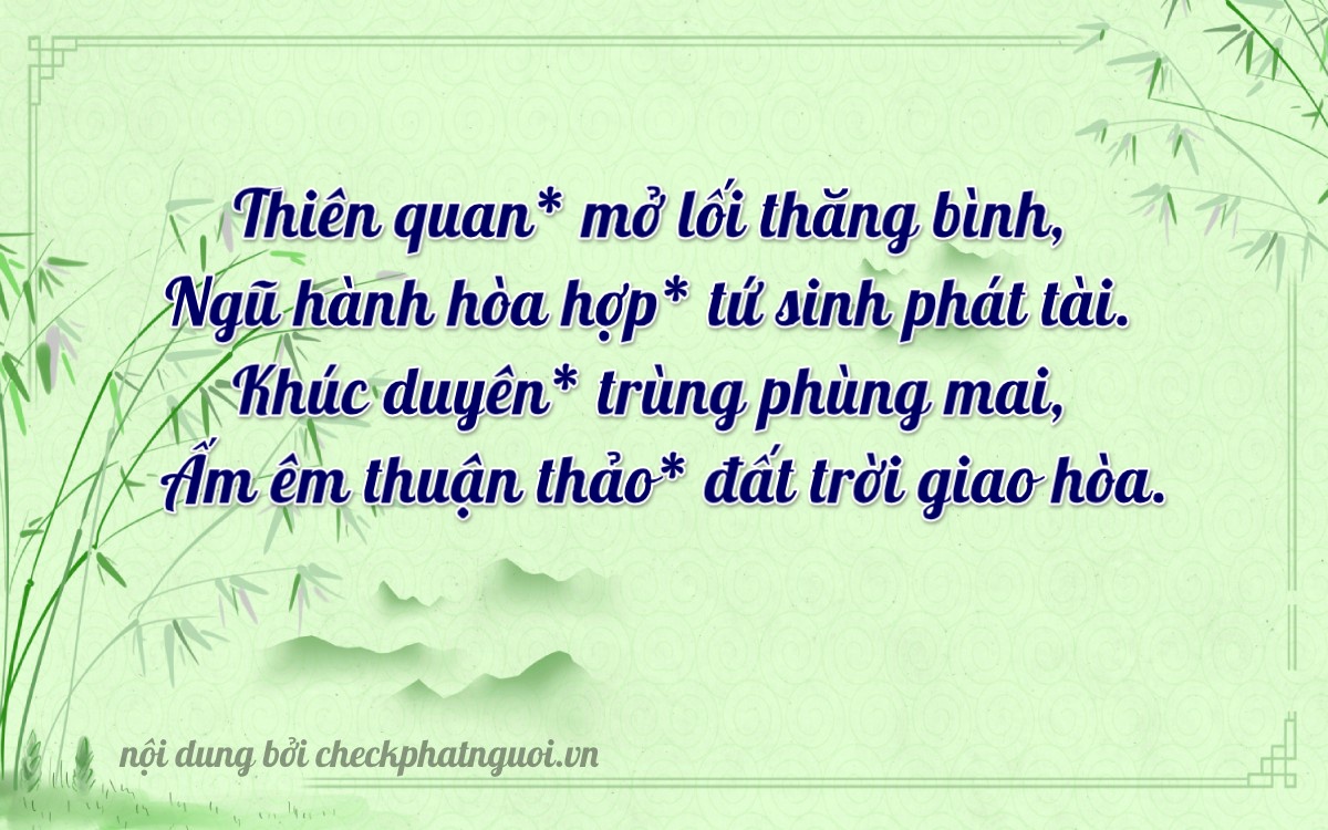 Bài thơ ý nghĩa cho <b>biển số 61G1-20268</b> tại website checkphatnguoi.vn