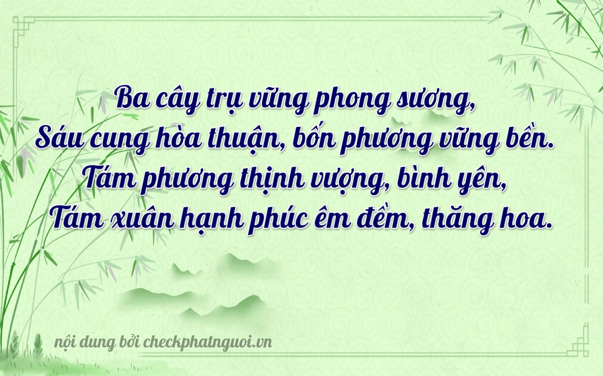 Bài thơ ý nghĩa cho <b>biển số 61H1-36886</b> tại website checkphatnguoi.vn