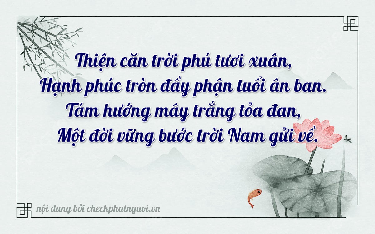 Bài thơ ý nghĩa cho <b>biển số 61H-19681</b> tại website checkphatnguoi.vn