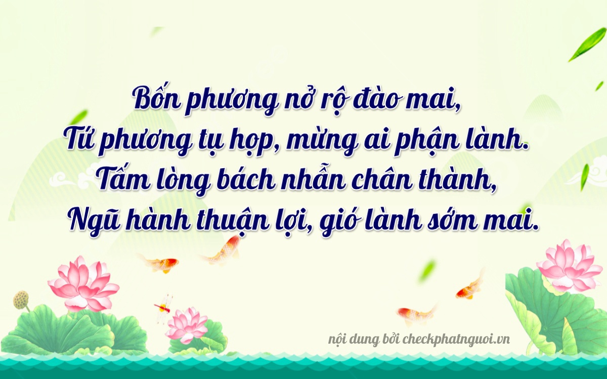 Bài thơ ý nghĩa cho <b>biển số 61K-10454</b> tại website checkphatnguoi.vn